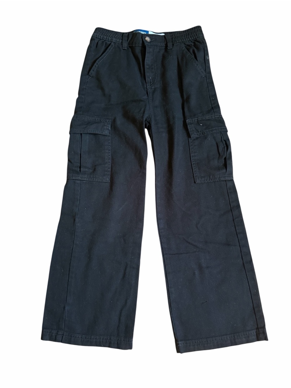 Old Navy Black Kids Cargo Pants with Side Pockets L 10-12 Girl
